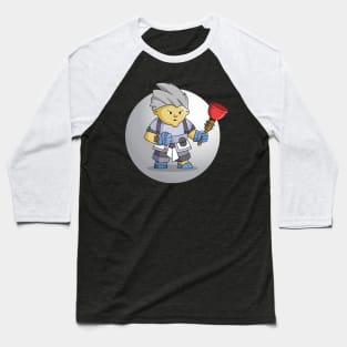 Relic Hunters - Human with Blue Clothes Baseball T-Shirt